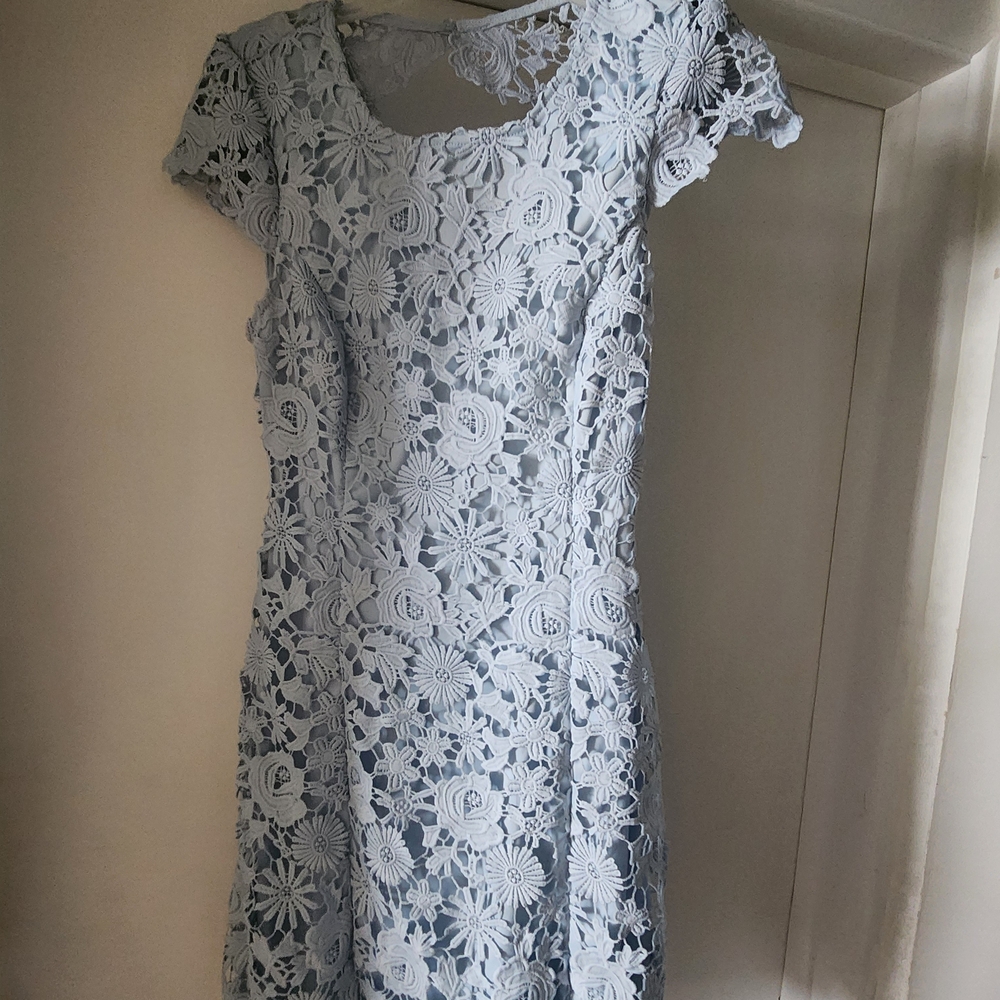 Lulu's Blue Lace Dress